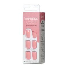 KISS Samolepiace nechty imPRESS Color Pretty Pink 30 ks