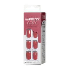 KISS Samolepiace nechty imPRESS Color Platonic Pink 30 ks