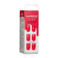 KISS Samolepiace nechty imPRESS Color Corall Crazy 30 ks