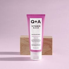 Q+A Antioxidačné maska s vitamínmi A, C, E (Warming Gel Mask) 75 ml