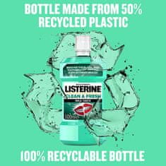 Listerine Ústna voda Clean & Fresh Mild Taste 500 ml