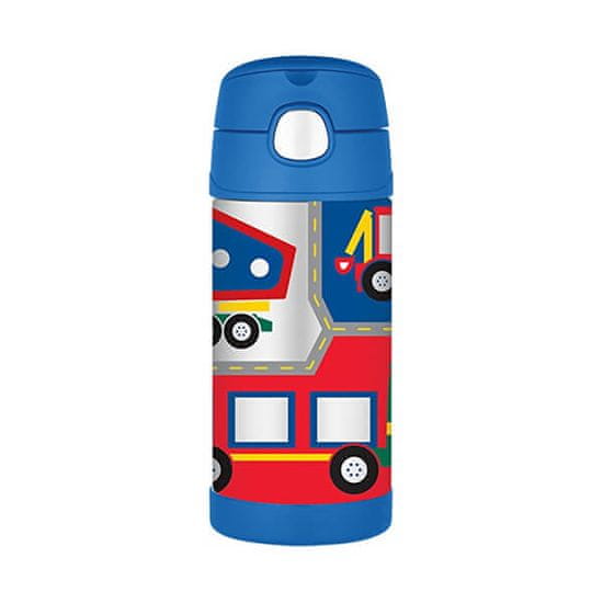 Thermos Detská termoska so slamkou - construction 355 ml