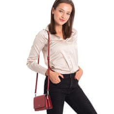 FLORA & CO Dámska crossbody kabelka 8053 Rouge