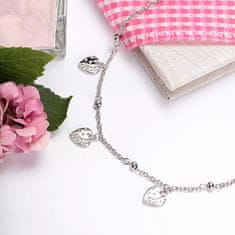 Morellato Romantický oceľový náhrdelník s kryštálmi passion SAUN02