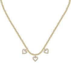 Morellato Romantický pozlátený náhrdelník s kryštálmi Incontri SAUQ12