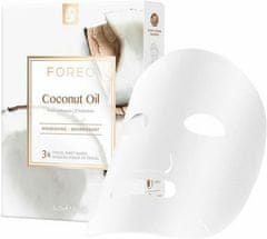 Foreo Vyživujúca plátienková maska pre dehydratovanú pleť Coconut Oil ( Nourish ing Sheet Mask) 3 x 20 g