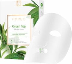 Foreo Očisťujúca plátienková maska pre zmiešanú pleť Green Tea (Purifying Sheet Mask) 3 x 20 g