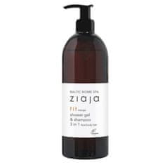 Ziaja Sprchový gél a šampón 3 v 1 Baltic Home Spa Fit (Shower Gel & Shampoo) 500 ml