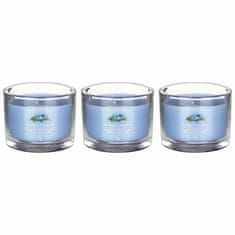 Yankee Candle Súprava votívnych sviečok v skle Majestic Mount Fuji 3 x 37 g