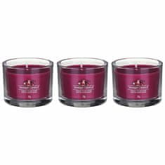 Yankee Candle Sada votívnych sviečok v skle Sweet Plum Sake 3 x 37 g