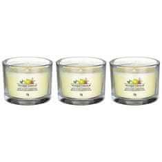 Yankee Candle Súprava votívnych sviečok v skle Iced Berry Lemonade 3 x 37 g