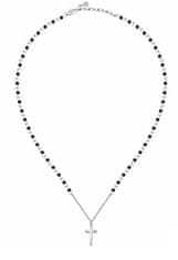 Morellato Pánsky oceľový náhrdelník s krížikom Cross SKR66