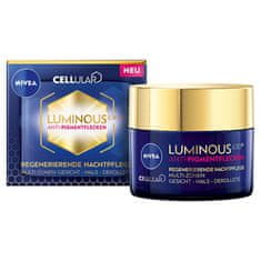 Nivea Nočný krém proti pigmentovým škvrnám Cellular Luminous 630 (Night Cream) 50 ml