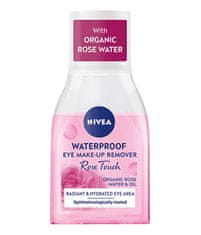 Nivea Dvojfázový odličovač očí Rose Touch (Waterproof Eye Make-Up Remover) 100 ml