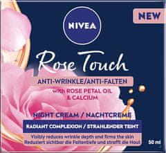 Nivea Nočný krém proti vráskam s ružovým olejom Rose Touch ( Anti-Wrinkle Night Cream) 50 ml