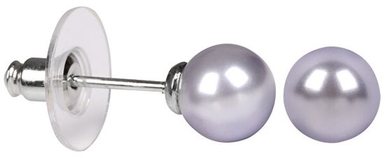 Levien Jemné kôstkové náušnice Pearl Lavender