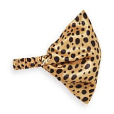 Kozmetická čelenka Satin Animal Print ( Curl Protector)