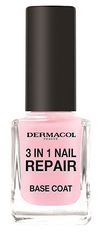 Dermacol Spevňovač na nechty 3in1 Nail Repair (Base Coat) 11 ml