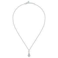 Morellato Originálny strieborný náhrdelník s panáčikom Perla SAER45 (retiazka, prívesok)