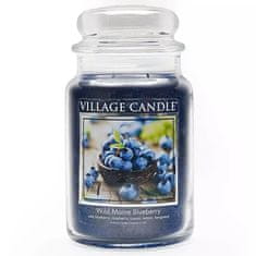 Village Candle Vonná sviečka v skle Divoká čučoriedka (Wild Maine Blue berry) 602 g