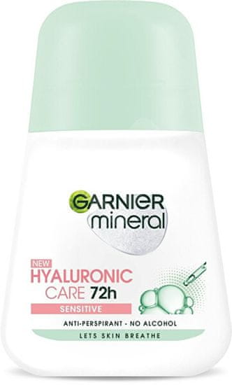 Garnier Guľôčkový antiperspirant Mineral Hyaluronic Ultra Care (Roll-on Antiperspirant) 50 ml