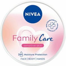 Nivea Ľahký hydratačný krém Family Care 450 ml