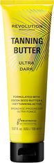 Makeup Revolution Samoopaľovacie telové maslo Ultra Dark Beauty Buildable (Tanning Butter) 150 ml