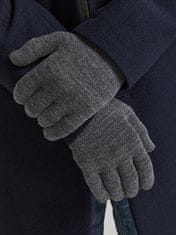 Jack&Jones Pánske rukavice JACHENRY 12158446 Dark Grey Melange