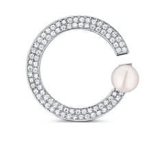 JwL Luxury Pearls Elegantná brošňa s pravou perlou JL0762