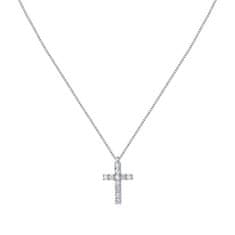 Morellato Moderný strieborný náhrdelník s krížikom Medium Cross Tesori SAIW117