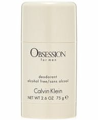 Calvin Klein Obsession For Men - tuhý dezodorant 75 ml