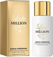 Paco Rabanne Lady Million - telové mlieko 200 ml