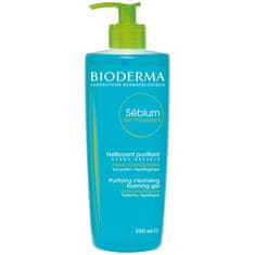 Bioderma Čistiaci penivý gél pre zmiešanú až mastnú pleť Sébium Gel Moussant (Purifying And Foaming Gel) (Objem 500 ml)