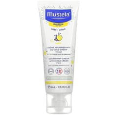 Mustela Detský vyživujúci krém na tvár so včelím voskom pre suchú pleť ( Nourish ing Face Cream with Cold Cr