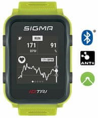 Sigma Pulsmetr iD.TRI SET Neon Green 24270