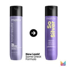 Matrix Šampón neutralizujúci žlté tóny Total Results So Silver ( Color Obsessed Shampoo to Neutral ize Yell (Objem 300 ml)