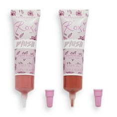 Makeup Revolution Súprava tekutých tváreniek X Roxi (Cherry Blossom Liquid Blush Duo) 2 x 15 ml