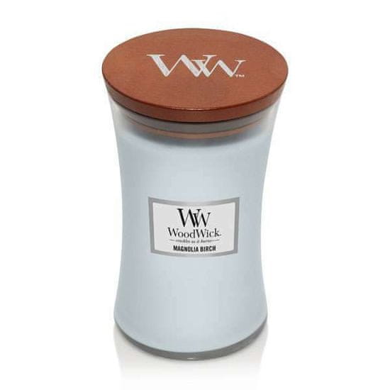 Woodwick Vonná sviečka váza veľká Magnolia Birch 609,5 g