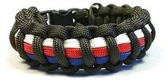 Cordell Paracord náramok Solomon trikolóry (Rozmer M - (18 - 19 cm))