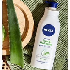 Nivea Ľahké telové mlieko Aloe Hydration ( Body Lotion) (Objem 400 ml)