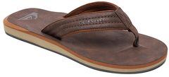 Quiksilver Pánske žabky Carver Nubuck AQYL100623-CTK0 (Veľkosť 41)