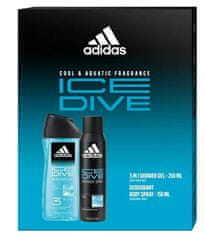 Adidas Ice Dive - deodorant ve spreji 150 ml + sprchový gel 250 ml