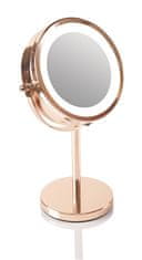 RIO Obojstranné kozmetické zrkadlo (Rose Gold Mirror)