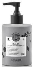 Maria Nila Jemná vyživujúce maska bez permanentných farebných pigmentov Black ( Colour Refresh Mask) (Objem 100 ml)