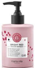 Maria Nila Jemná vyživujúca maska bez permanentných farebných pigmentov 0.66 Bright Red ( Colour Refresh Mask) (Objem 100 ml)