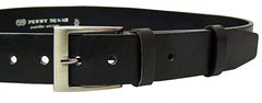 Penny Belts Pánsky kožený opasok 22-60 black (Dĺžka opasku 105 cm)