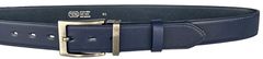 Penny Belts Pánsky kožený spoločenský opasok 35-020-2-56 blue (Dĺžka opasku 115 cm)