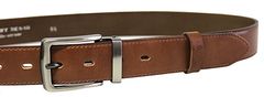 Penny Belts Pánsky kožený spoločenský opasok 35-020-2-48 brown (Dĺžka opasku 120 cm)
