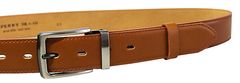 Penny Belts Pánsky kožený spoločenský opasok 35-020-2-42 brown (Dĺžka opasku 90 cm)