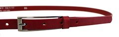 Penny Belts Dámsky kožený opasok 15-1-93 red (Dĺžka opasku 90 cm)
